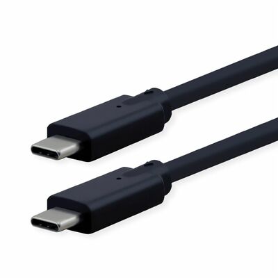 Kábel USB 4 Gen 2x2, Typ C CM/CM 0.5m, 20Gbps, PD 240W 48V5A, čierny