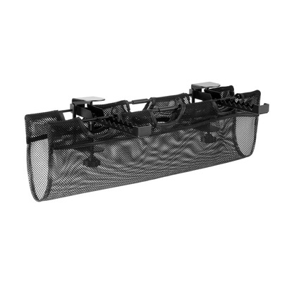 Káblový organizér, žľab na káble pod stôl, 610 x 240 x 160 mm (DxHxV), čierny