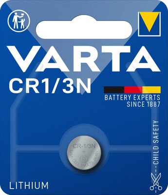 Batéria VARTA Lítiová CR1/3N 3V 170mAh, (6131) 1BL