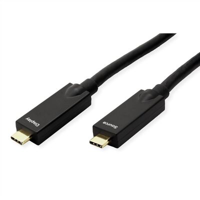 Kábel USB 3.2 Gen 2, Typ C CM/CM 15m, 10Gbps, PD 60w 20V3A, čierny, aktívny, optický