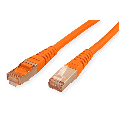 S/FTP (PiMF) Patchkábel 1m cat.6, oranžový, Cu