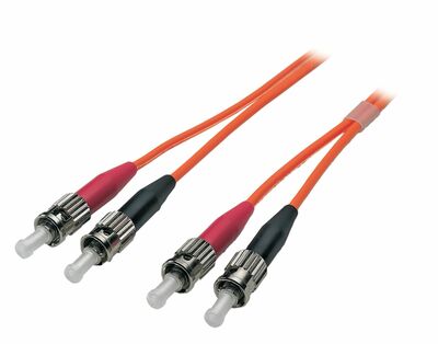 Fiber kábel ST-ST, 20m Duplex OM1(62.5/125µm), LSOH, 3mm, oranžový