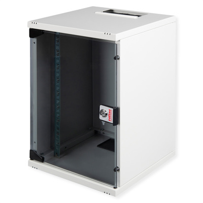 10" Rack na stenu 9U, sivý, 464x312x300 mm (HxWxD), RAL7035