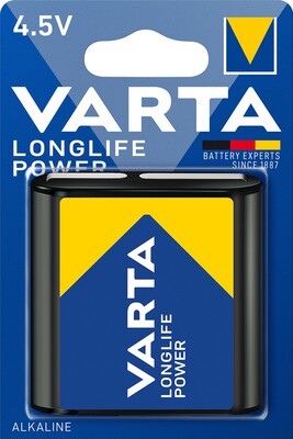 Batéria VARTA Longlife Alkalická 3LR12 4.5V (Flat 4912) 1BL