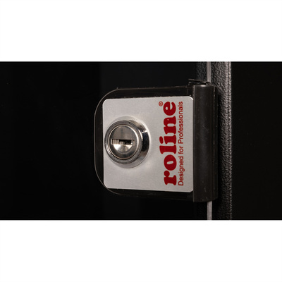 19" Rack na stenu 12U, čierny, 595x540x400 mm (HxWxD), RAL 9005, BASIC