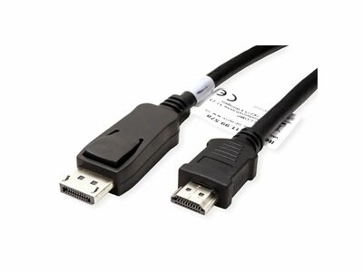 Kábel DisplayPort na HDMI M/M 1m, jednosmerný, max. 1920x1200 @60Hz, čierny