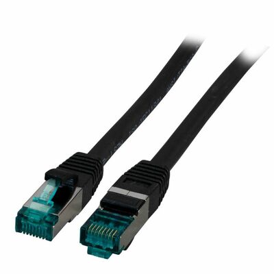 S/FTP (PiMF) Patchkábel LSOH 50m cat.6a, čierny, Cu