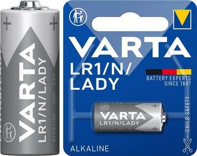 Batéria VARTA Alkalická LR1/N Lady 1.5V 850mAh (4901) 1BL