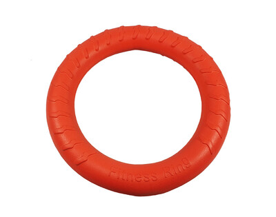 Hračka penový kruh, veľký, plávajúci, 28cm, FOAM, oranžový