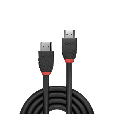 Kábel HDMI M/M 7.5m, High Speed+Eth, 4K@30Hz, HDMI 1.4, 10.2G, čierny, Black Line