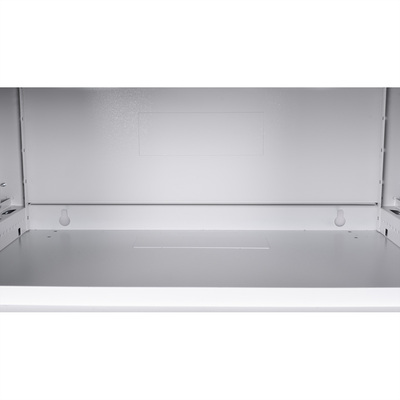 19" Rack na stenu 4U, sivý, 290x600x450mm (HxWxD), odnímateľné bočnice