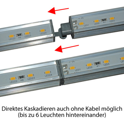 LED svietidlo, magnetické s pohybovým senzorom a vypínačom, do 19" rozvádzača, 4W
