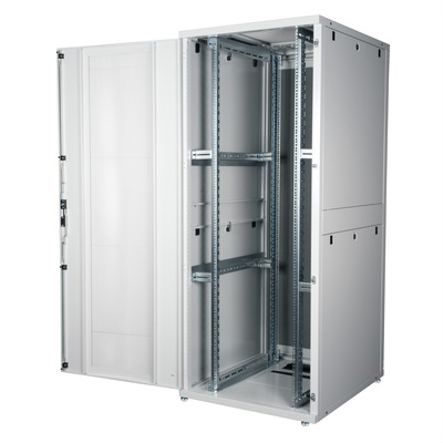 19" Rack na podlahu 42U, 1970x800x1000mm (HxWxD), PRO, sivý
