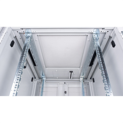 19" Rack na podlahu 42U, 1970x800x1000mm (HxWxD), PRO, sivý