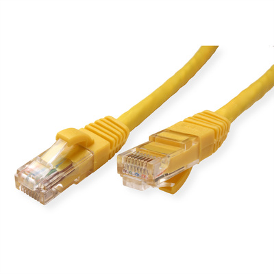UTP Patchkábel LSOH 0.5m cat.6, žltý, CCA