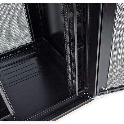 19" Rack na podlahu 42U, čierny, 2000x800x1000 mm (HxWxD)