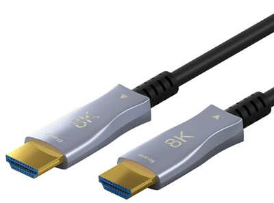 Kábel HDMI M/M 20m, Ultra High Speed+Eth, 8K@60Hz, HDMI 2.1, čierny, jednosmerný, aktívny, optický