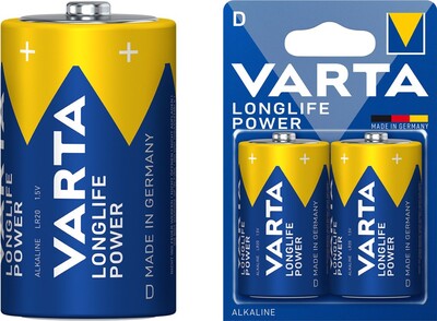 Batéria VARTA Longlife Power Alkalická D Mono (2ks) 1.5V (LR20) 2BL