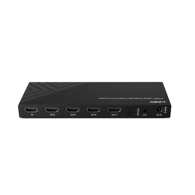 Video distribútor/splitter HDMI 1IN/4OUT, Audio Extraktor, DownScaler, UHD 8K@60Hz 48G