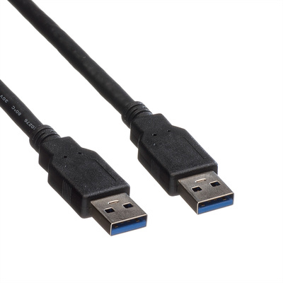 Kábel USB 3.2 Gen 1, A-A M/M 1.8m, 5Gbps, čierny