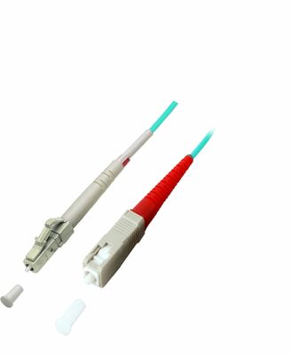 Fiber kábel ST-ST, 0.5m Duplex OM2(50/125µm), LSOH, 3mm, oranžový