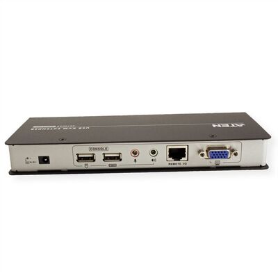 Predĺženie KVM cez TP do 200m, VGA, USB, RS-232, Dual Remote (lokálne ovládanie/monitor)