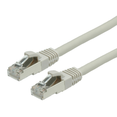 S/FTP (PiMF) Patchkábel LSOH 10m cat.6, sivý, Cu