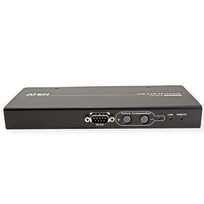 Predĺženie KVM cez TP do 200m, VGA, USB, RS-232, Dual Remote (lokálne ovládanie/monitor)
