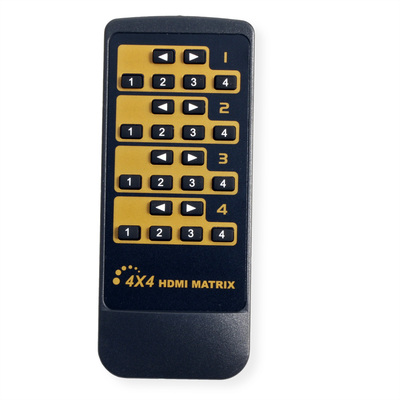 Video selektor/switch HDMI 4IN/4OUT, EDID Management, UHD 4K@60Hz, RS232, 18G, True Matrix