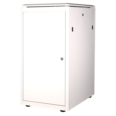 19" Rack na podlahu 22U, 1164x600x800mm (HxWxD), PRO, sklenené dvere, sivý