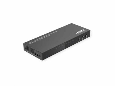 Video selektor/switch HDMI 4IN/2OUT, Audio Extraktor, UHD 4K@60Hz, Matrix