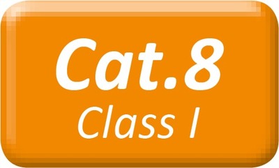 S/FTP (PiMF) Patchkábel LSOH 1m cat.8.1, čierny, Cu, 40GBit/s, 2000MHz