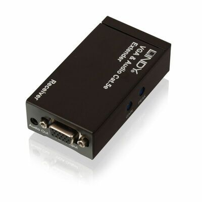 Predĺženie VGA cez TP do 300m, Audio (3,5mm jack)