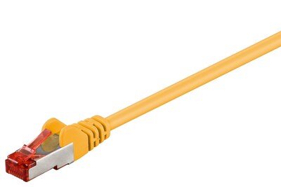 S/FTP (PiMF) Patchkábel 1m cat.6, žltý, CCA