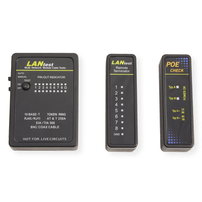 Tester siete, Multi-Network RJ45, BNC, PoE