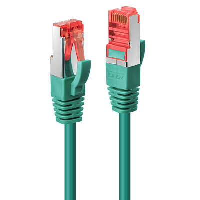 S/FTP (PiMF) Patchkábel LSOH 0.3m cat.6, zelený, Cu