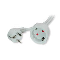 Predlžovačka 10m s 1 zásuvkou SCHUKO, 1.5mm², čierna