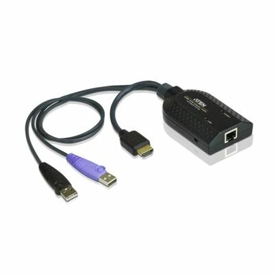 KVM HDMI adaptér USB Virtual Media + Smart Card reader