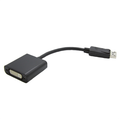 Adaptér DisplayPort na DVI-I M/F, 15cm čierny