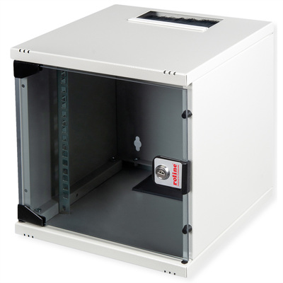 10" Rack na stenu 6U, sivý, 330x312x300 mm (HxWxD), RAL 70351