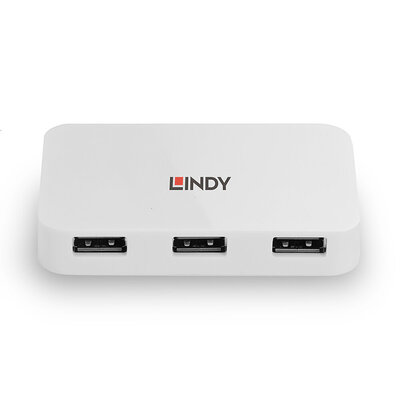 Hub USB 3.2, 4 Port, 4x USB A, 50cm, biely