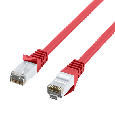 UTP Patchkábel LSOH 0.25m cat.6, červený, CCA