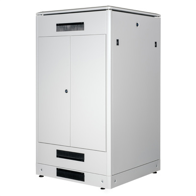 19" Rack na podlahu 26U, 1342x800x800mm (HxWxD), PRO, sklenené dvere, sivý