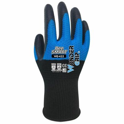 Pracovné rukavice Wonder Grip Bee Smart WG-422 General handling, modré, veľkosť XL/10