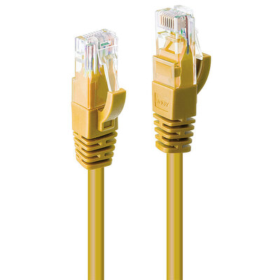 UTP Patchkábel 10m cat.6, žltý, Cu