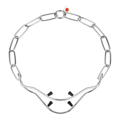 Obojok retiazkový výstavný Impuls+ 3mm/56cm, extra veľké oko, nerezová oceľ, HS