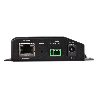 Sériový port RS232 cez IP, Secure Device Server, 1-portový, čierny