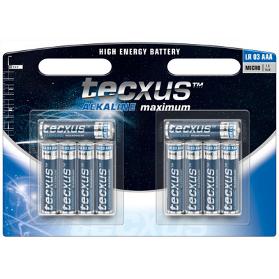 Baterka Tecxus Alkalická AAA (10ks) 1.5V (LR03) 10BL