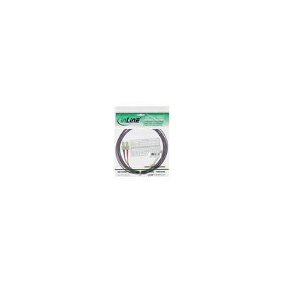 Fiber kábel LC-SC, 25m Duplex OM4(50/125µm), LSOH, 2mm, fialový