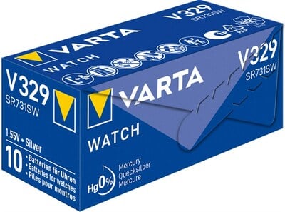 Baterka VARTA Watch do hodiniek V329 (1ks) 1.55V 36mAh (SR731)